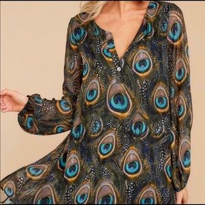 Red dress go out in style in show stopper print